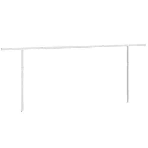 Fehér vas napellenzőrúdszett 600 x 245 cm