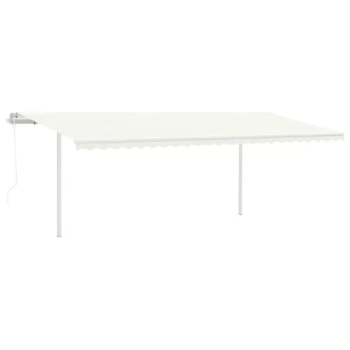 Fehér vas napellenzőrúdszett 600 x 245 cm