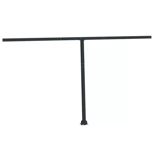 Antracitszürke vas napellenzőrúdszett 450 x 245 cm
