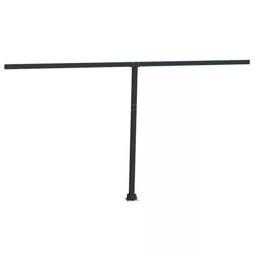 Antracitszürke vas napellenzőrúdszett 450 x 245 cm