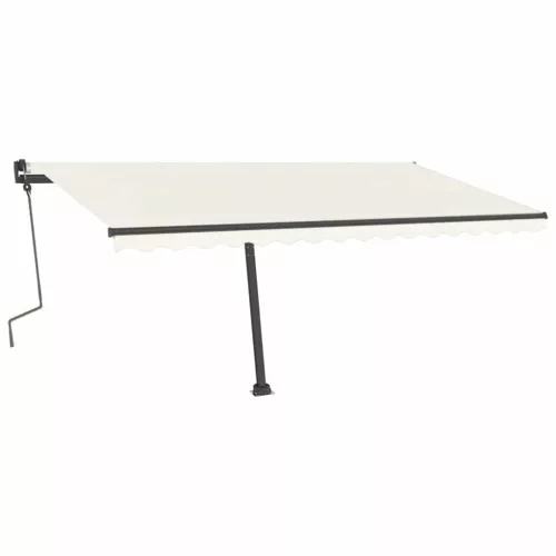 Antracitszürke vas napellenzőrúdszett 450 x 245 cm