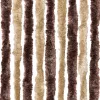 Bézs és világosbarna zsenília rovarfüggöny 90 x 200 cm