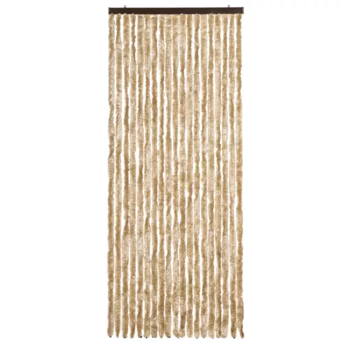 Bézs zsenília rovarfüggöny 56 x 200 cm