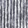 Ezüstszínű zsenília rovarfüggöny 118 x 220 cm