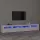 Fehér TV-szekrény LED-lámpákkal 240x35x40 cm