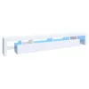 Fehér TV-szekrény LED-lámpákkal 260x36,5x40 cm