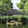 Antracitszürke tető partisátorhoz 4,5 x 3 m 270 g/m²