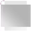 LED-es fürdőszobatükör 60x80 cm