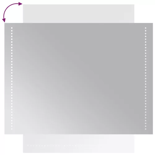 LED-es fürdőszobatükör 60x80 cm