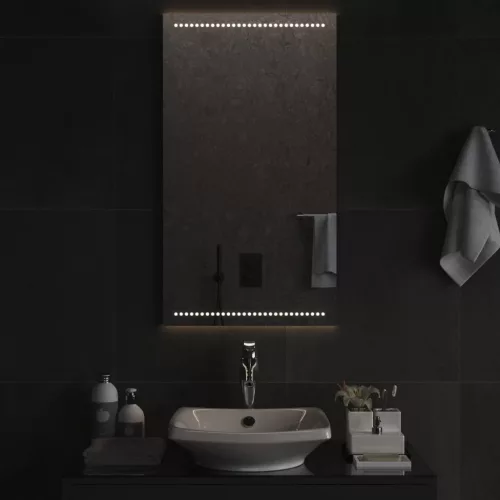 LED-es fürdőszobatükör 50x90 cm