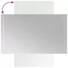 LED-es fürdőszobatükör 60x100 cm