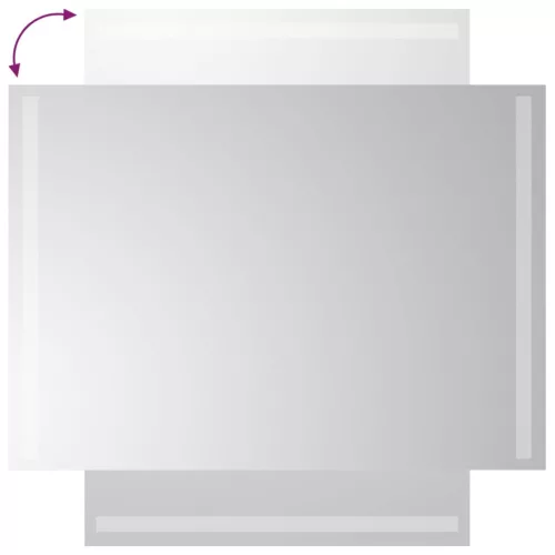 LED-es fürdőszobatükör 50 x 70 cm