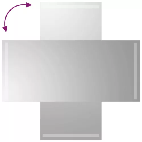 LED-es fürdőszobatükör 40x90 cm