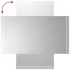 LED-es fürdőszobatükör 50x90 cm