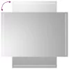 LED-es fürdőszobatükör 60x90 cm
