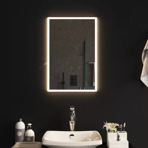 LED-es fürdőszobatükör 40x60 cm