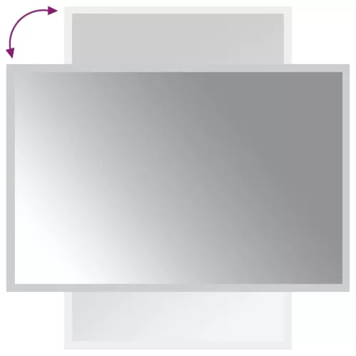 LED-es fürdőszobatükör 40x60 cm