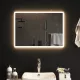 LED-es fürdőszobatükör 50 x 70 cm