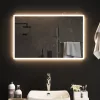 LED-es fürdőszobatükör 50x80 cm