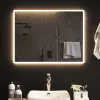 LED-es fürdőszobatükör 60x80 cm