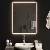 LED-es fürdőszobatükör 60x80 cm