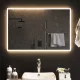 LED-es fürdőszobatükör 60x90 cm