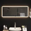 LED-es fürdőszobatükör 40x100 cm