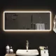 LED-es fürdőszobatükör 40x100 cm