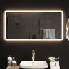 LED-es fürdőszobatükör 50x100 cm