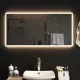 LED-es fürdőszobatükör 50x100 cm