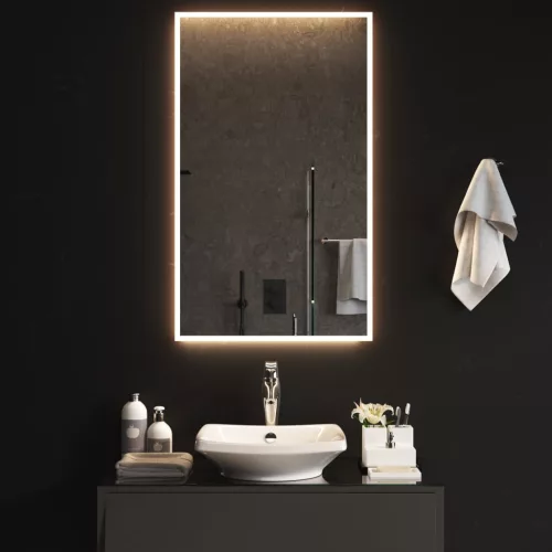 LED-es fürdőszobatükör 60x100 cm