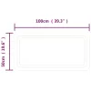 LED-es fürdőszobatükör 50x100 cm