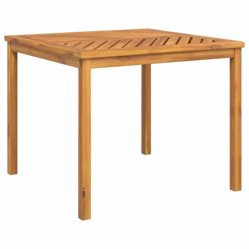 Kert étkező szett 3 pcs Barna 90 x 90 x 74 cm tömör akácfa