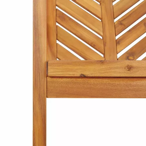 Kert étkező szett 5 pcs Barna 150 x 90 x 74 cm tömör akácfa