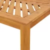 Kert étkező szett 5 pcs Barna 150 x 90 x 74 cm tömör akácfa