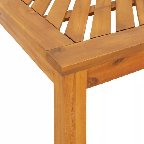 Kert étkező szett 3 pcs Barna 150 x 90 x 74 cm tömör akácfa