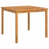 Kert étkező szett 3 pcs Barna 90 x 90 x 74 cm tömör akácfa