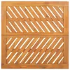Kert étkező szett 3 pcs Barna 90 x 90 x 74 cm tömör akácfa