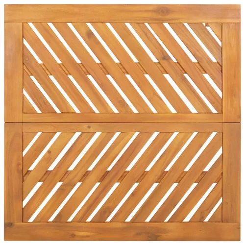 Kert étkező szett 3 pcs Barna 90 x 90 x 74 cm tömör akácfa