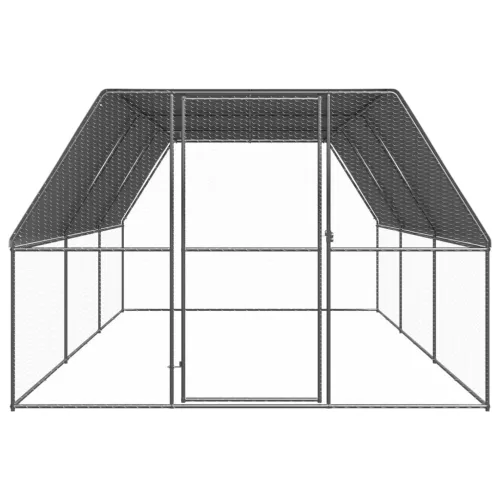 Kültéri horganyzott acél tyúkól 3x6x2 m