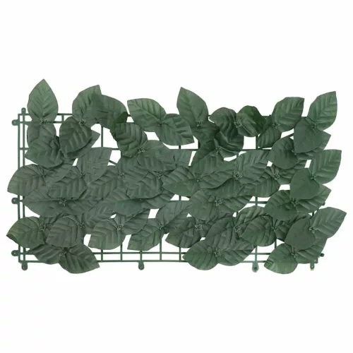 Sötétzöld leveles erkélyparaván 500 x 100 cm