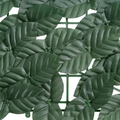 Sötétzöld leveles erkélyparaván 300 x 150 cm