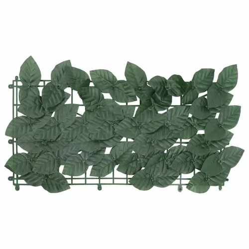 Sötétzöld leveles erkélyparaván 400 x 150 cm