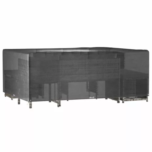 2 db téglalap alakú kerti bútorhuzat 16 fűzőlyukkal 300x250x90