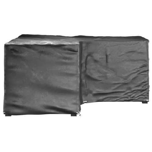2 db L-alakú kerti bútorhuzat 16 fűzőlyukkal 215x215x90 cm