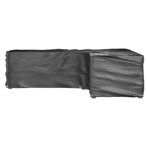 2 db L-alakú kerti bútorhuzat 16 fűzőlyukkal 250x250x70 cm