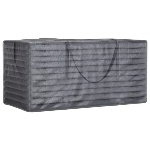 2 db fekete polietilén kerti párnatároló zsák 150 x 75 x 75 cm