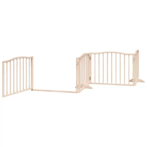 Nyárfa 12 paneles összecsukható kutyakapu ajtóval 960 cm