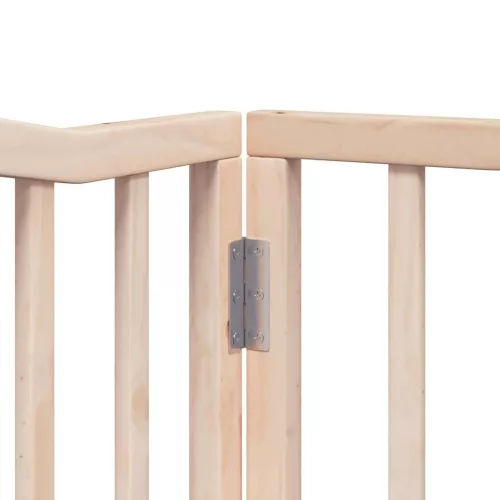 Nyárfa 12 paneles összecsukható kutyakapu ajtóval 960 cm