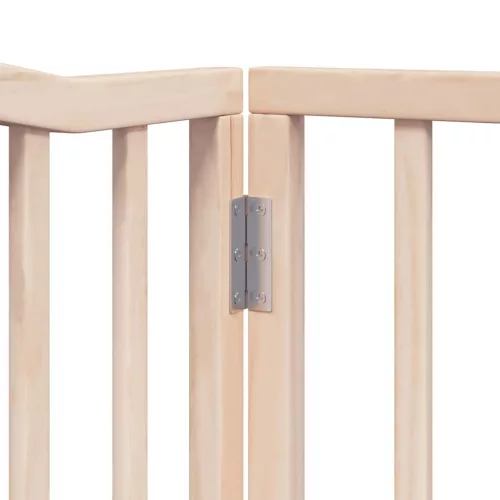 Nyárfa 12 paneles összecsukható kutyakapu ajtóval 960 cm